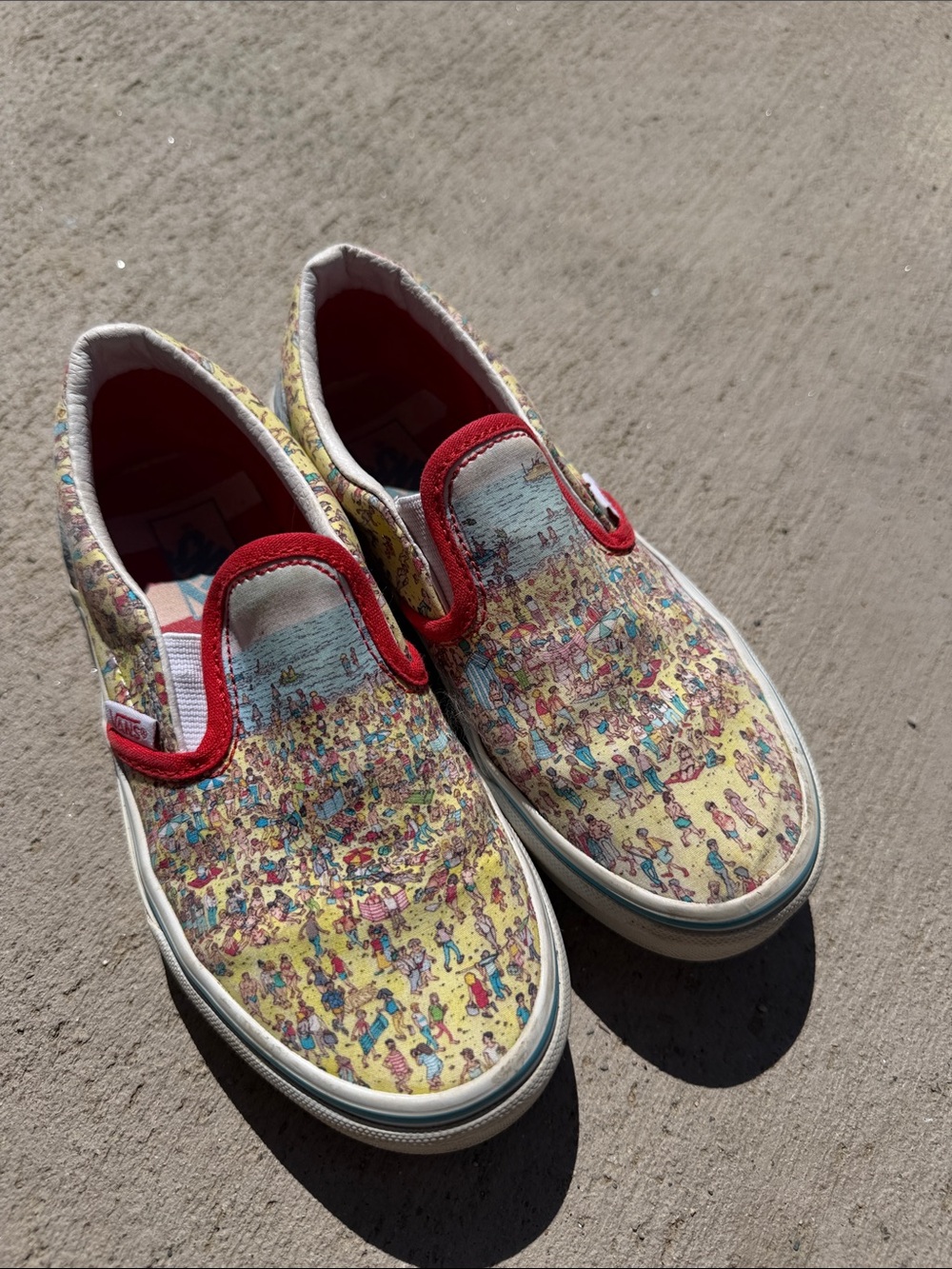 Vans x Where's Waldo Slip-On Shoes